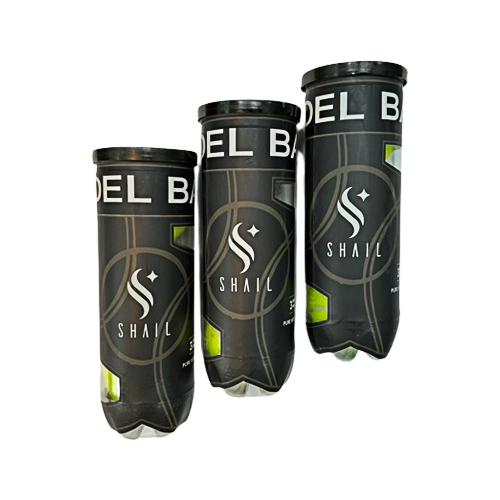 Padel Store - Shail Padel Ball ( X3 Tube ) - Qatari brand 3 Padel Balls Tube