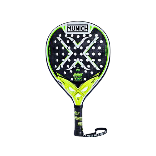 Padel Store - Munich Atomic - Free Shipping For All GCC  Shape : Round Tear 
 Game : Control; - Power  Weight : 365 - 361 Racket Cover : Yes  Balance : Medium -High