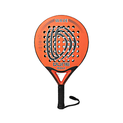 Padel Store - Dune Wave - Shape : Round  Game : Control  Power : Medium  Weight : 360 G +/- 10 G  3K Fiber  Sand Rough Surface