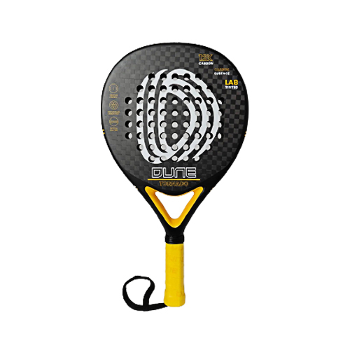 Padel Store - Dune Tornado - Shape : Tear Drop  Weghit : 360 g -/+ 10 G  Power : High  Control : High  12 K Carbon  Flat Surface