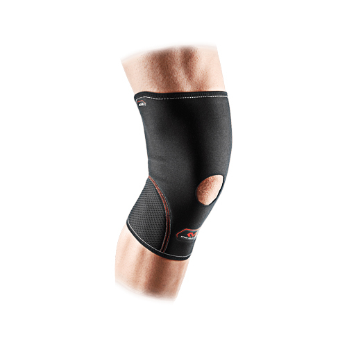 Padel Store - 402 Mcdavid Open Patella Knee Support Black/Scarlet Reversible