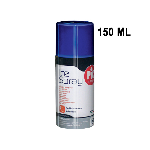 Ice Spray 150 ML - An ice spray you can use to treat 
injuries, large or small. It helps you to reduce pain from various conditions: bruising, muscular strains, sprains, twisting, dislocation, fractures or tendinitis. The spray delays the appearance of bruising and fluid retention, and quickly reduces swelling, as well as making the pain go away more quickly. Its fast cooling action is always at your fingertips. One simple spray soothes pain and reduces swelling with its instantly refreshing action.