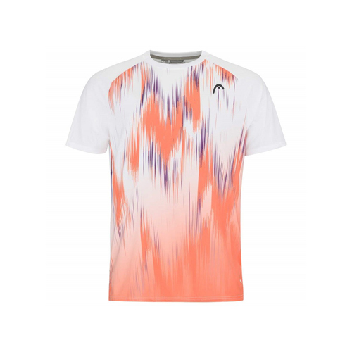 Head Top Spin White Orange T-Shirt