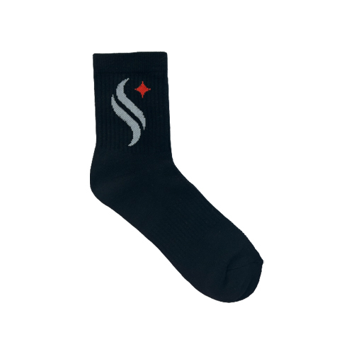 Padel Store - Shail Black Socks ( X2 ) - 2 Socks in Bag