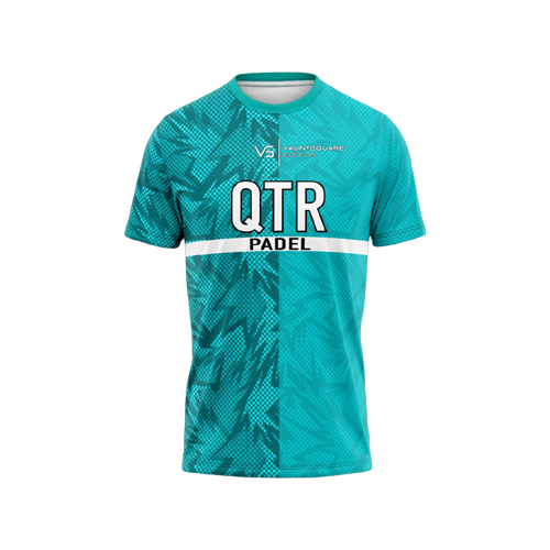 QTR Padel Tiffany Blue T-shirt