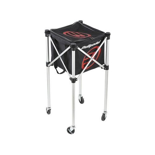 Padel Store - Bullpadel Black Ball Trolly Basket - Capacity : 100 Ball