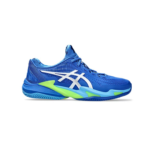 Asics Court FF 3 Novak Clay Tuna Blue White Shoes