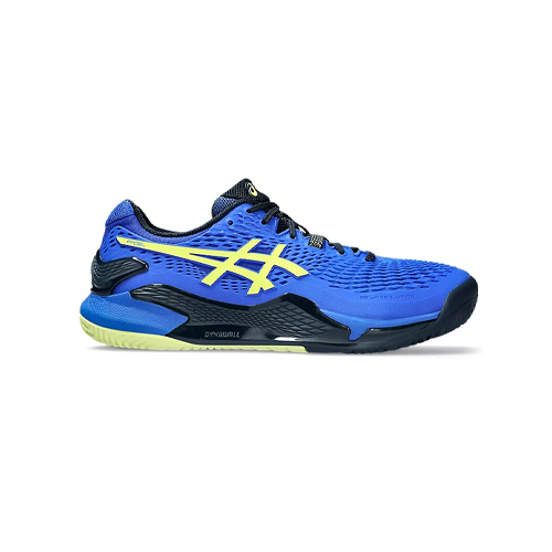 Padel Store - Asics Gel Resolution 9 Padel Illusion Blue Glow Yellow Shoes