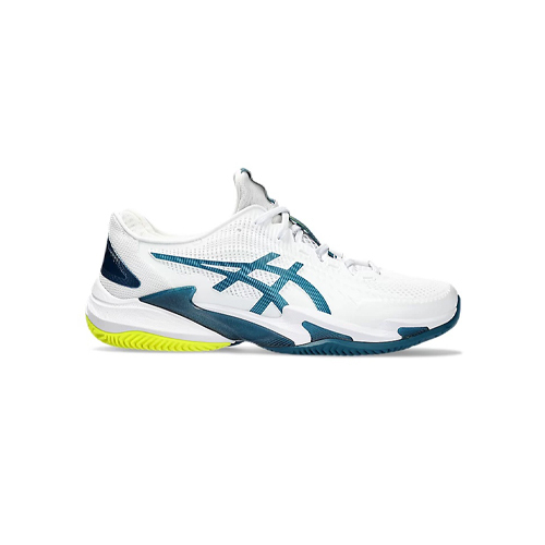 Padel Store - Asics Court FF 3 Clay White Gris Blue Shoes