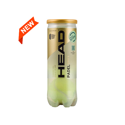 Padel Store - Head Pro S (X1 Tube) - Head Padel Pro_S Tube 3 Balls Per Tube