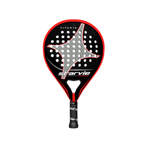 Padel Store - Starvie Titania Pro 24 - Shape : Round  Game : Control  Weight : 365 - 375 G  Surface : Rough