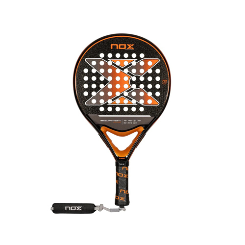 Nox Equation Advanced Series 24 - Shape : Round  Control : 8.5/10 Power : 9/10  Frame : Carbon  Face : Fiber Glass  Weight : 360 - 375 G