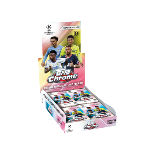 CHP-Chrome 2022 Hobby Trading Cards Box - Contains 18 packs per Box