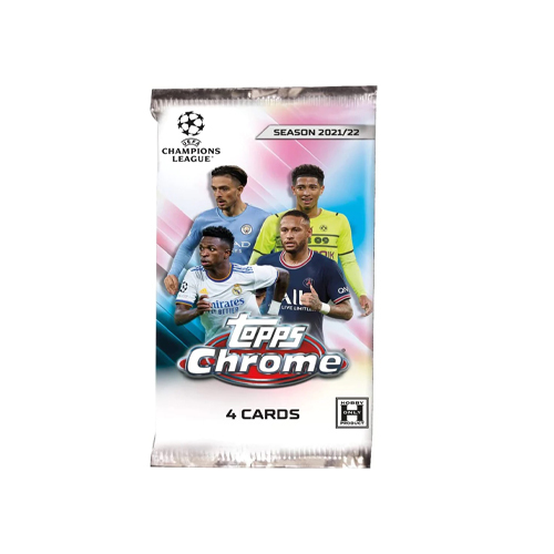 CHP-Chrome 2022 Hobby Trading Cards Pack - Contains 4 Cards Per Pack