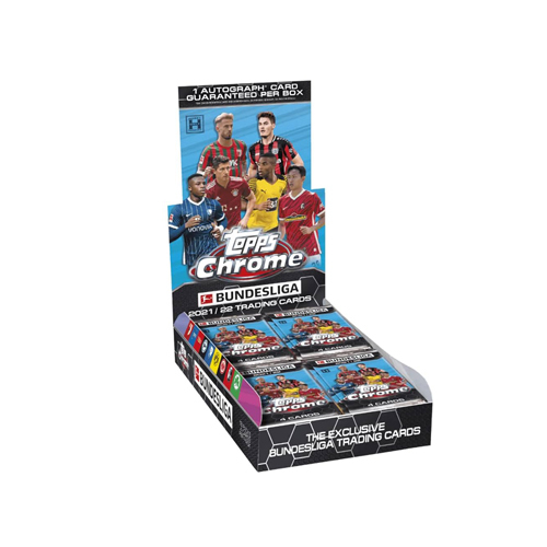 Padel Store - DFL-Bundesliga Chrome 2022 Hobby Trading Card Box - Contains 18 Packs per box