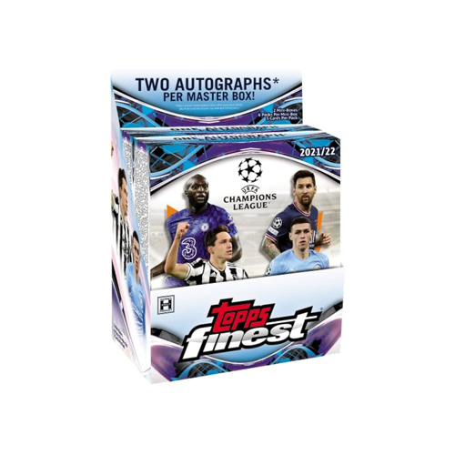 Padel Store - CHP-Finest 22 Soccer Trading Cards Mini Box - Each Mini Box has 6 Packs and 5 Cards in Each Pack