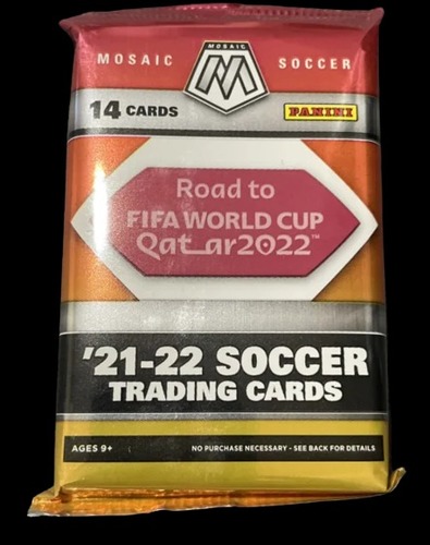 2021-22 بانيني فسيفساء بطاقات تداول كرة القدم حزمة ميجا - Contains 14 Cards per pack