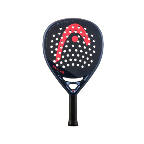 Padel Store - Head Radical Pro 24 - Shape : Tear Drop  Weight : 370 G +/-  Balance : High  3K Carbon Hitting Surface Cover : No