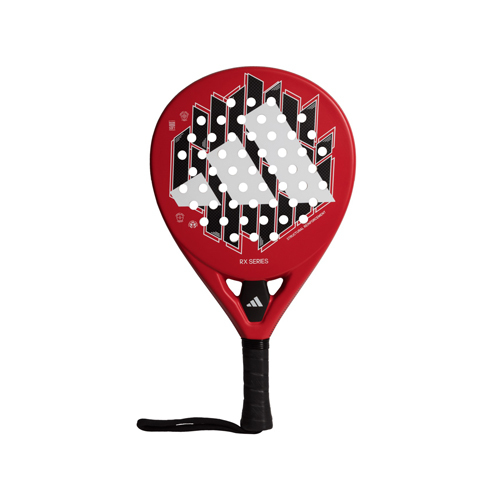 Padel Store - Adidas RX Series Red 24 - Game : Control  Shape : Round  Weight : 360 - 375 G  Cover : No Fiberglass Surface