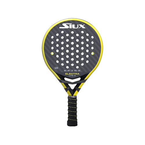 Padel Store - Siux Electra ST3 Lite 24 - Level : Pro  Shape : Round  Face : 12K  Weight : 355 - 375 G  Balance : Medium