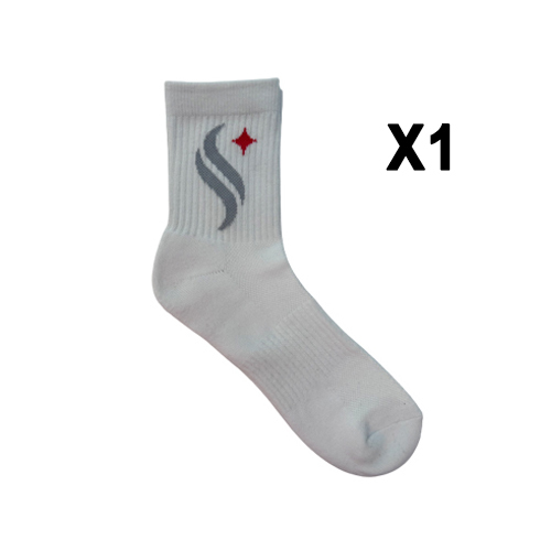 Shail White Socks (X1)