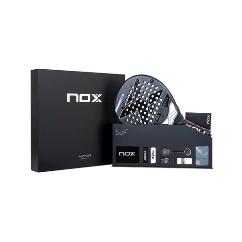 Padel Store - Nox AT Genius LTD 24 Agustin Tapia - Shape : Tear Drop 
 Weight : 360 - 375 G  Power : 90  Control : 100  Balance : Mid . - High  Carbon 18K