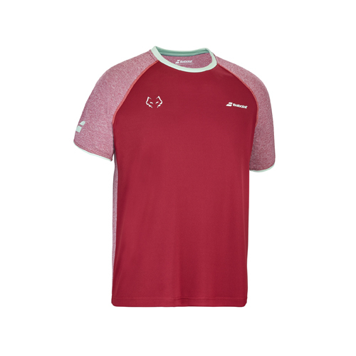 Babolat Lebron Crew Neck Tee Red Dahlia T-Shirt