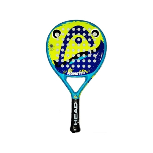 Padel Store - Head Monster Kids Jr 24 - Shape : Round  Weight : 300g Cover : No Fiberglass surface Core : Soft Foam