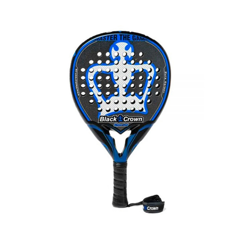 Padel Store - Black Crown Special - Weight : 365 - 361 g Bag : Yes Shape : Teardrop Power : 90% Control : 100% Outer core : 3K Aluminum