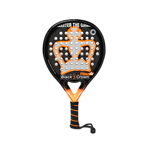 Padel Store - Black Crown Piton Air - Black Crown Piton Air Shape : Round  Game Type : Control  Frame : Carbon Fiber Core : mid Eva Rubber Balance : Low