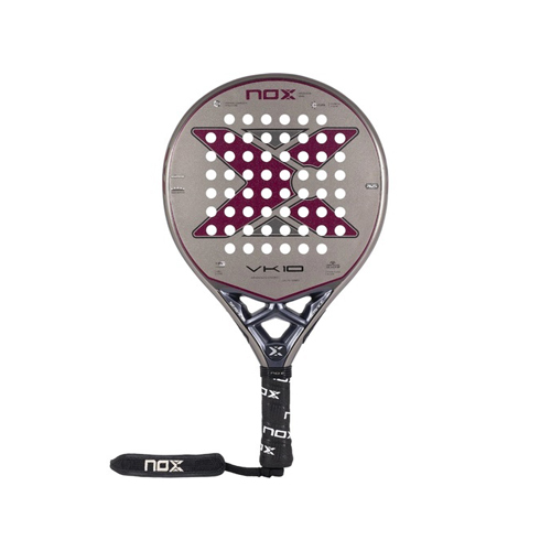 Padel Store - Nox VK10 Luxury - Shape : Round  Power : 9/10  Control : 10/10  Weight : 360 - 375 G  Cover : No