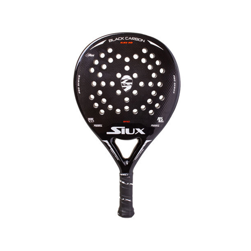 Siux Black Carbon Gloss Effect - Shape : Round  Game : Control  Balance : Medium  Cover : No Weight : 340-365g