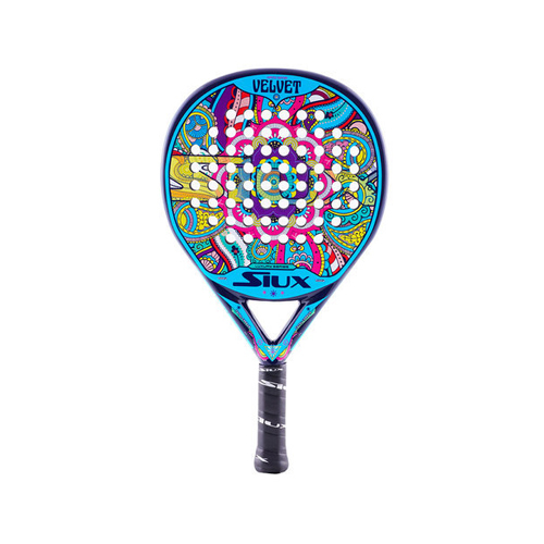 Padel Store - Siux Velvet - Limited Edition  Shape : Round  Game : Control  Balance : Medium