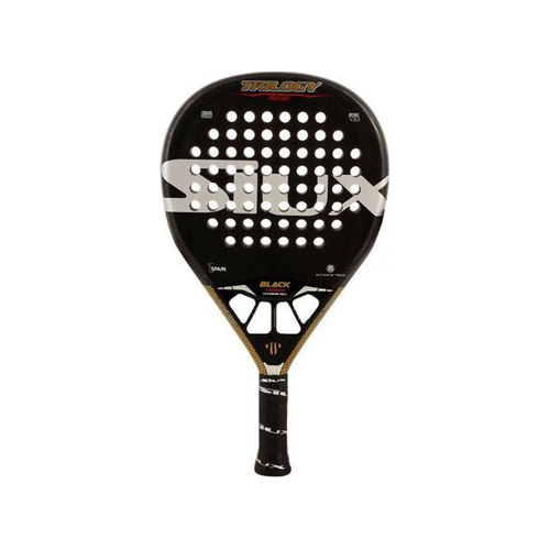 Siux Trilogy Hyprid Black - Face : 3K Carbon  Balance : Medium  Bag : No  Game : Power - Control Weight : 375 g