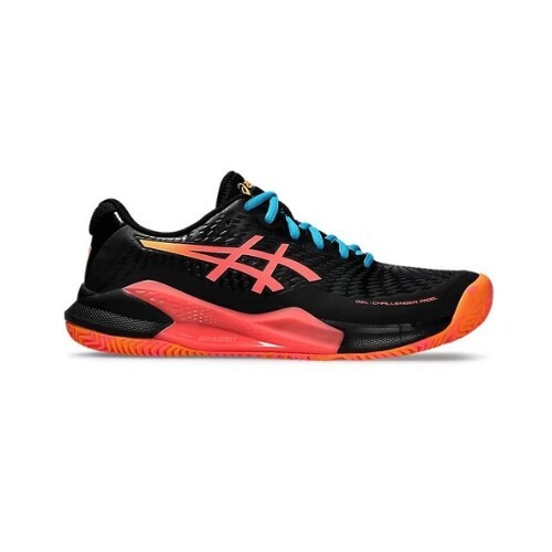 Padel Store - Asics Gel Challenger 14 Padel Black Coral Shoes - REF NO : 1041A477-001