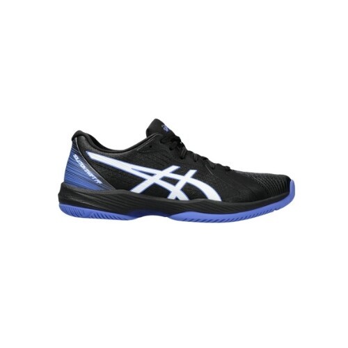 Asics Solution Swift FF Clay Black Blue Sapphire Shoes - REF NO : 1041A299-003