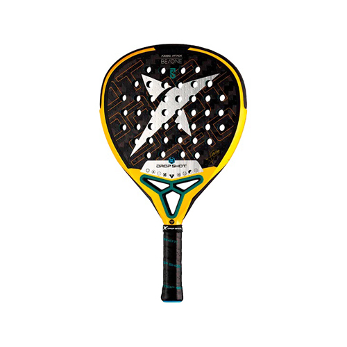 Padel Store - Drop Shot Axion Attack Jon Sanz 24 - Shape : Tear Drop  Weight :  360-375g +/- Balance : High  Game : Power  18K  Racket Cover : Yes (Box Only)