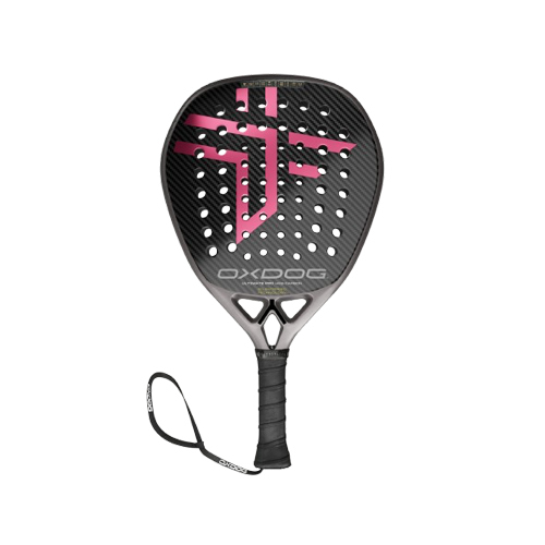 Padel Store - Oxdog Ultimate Pro - Shape : Diamond Weight : 365gm Game : Power/Control Racket Cover : No Balance : Top Foam :  Medium+