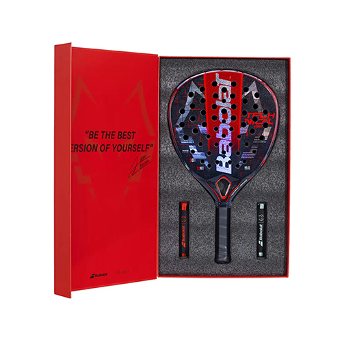 Padel Store - Babolat Technical Viper Juan Lebron 24 - Shape : Diamond Weight : 365 G +/-  Balance : Head Heavy  Game : Technical Striker
 Racket Cover : No Frame : Carbon Surface :  Carbon Core : EVA Balance : 270mm