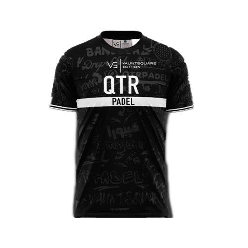 Padel Store - QTR Padel B&W T-Shirt