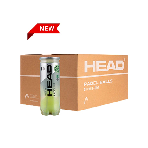 Head Pro (X1 Box) - Shipping on this item will be throw the post door to door but if you would like to have the express shipping please feel free to contact us and the extra shipping fees will be applies 
 24 CAN X 3 PIECES / PER CAN Head ProPadel Balls Box