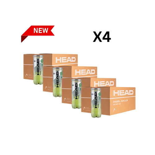 Head Pro (X4 Boxes) - Head Pro Padel Balls (4 Boxes) 96 Ball Tube
 288 Ball Shipping throw qpost door to door  during 7-15 days if you want the express contact us and will apply extra charge