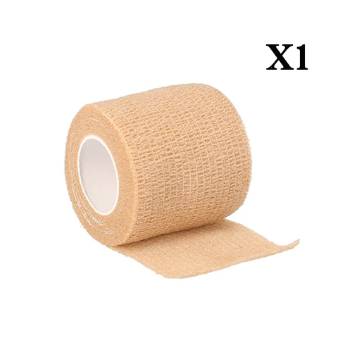 Padel Store - McDavid 62360 Non-woven Cohesive Beige Bandage 5 cm x 4.5m - DescriptionIntroducing our Non-Woven Cohesive Bandage Tape – your go-to solution for reliable and versatile support. This cohesive tape adheres to itself without sticking to the skin, making it easy to apply and remove without discomfort. It's perfect for providing compression, and supporting joints and muscles during recovery or physical activity. Crafted from high-quality non-woven material, our cohesive bandage tape is tear-resistant, breathable, and offers excellent elasticity for a secure and comfortable fit. Trust in its performance for all your athletic needs. 5 cm x 4.5 m