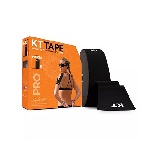 KT Pro Jumbo Precut Onesize Black Tape - Black (857879003119)KT PRO JUM-BK-OS
Reinforced 100% synthetic microfiber covers an expanded elastic core KT Tape's unique Matrix Mesh is specially designed to provide 160% elasticity,  the same as human skin One roll generally lasts for 75-100 tapings Latex-free for sensitive skin