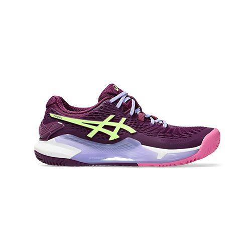 Asics Gel Resolution 9 Padel Intense Mauve Lime W Shoes - REF NO : 1042A245-500