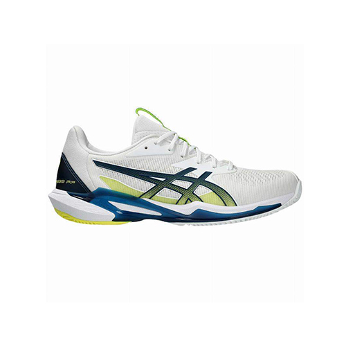 Asics Solution Speed ​​FF 3 Clay White Mako Blue Shoes - REF NO : 1041A437-102