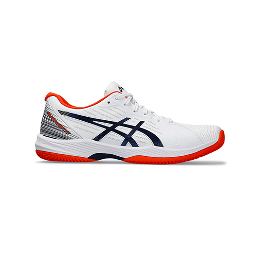 Asics Solution Swift FF Clay White Blue Shoes - REF NO :  1041A299-104