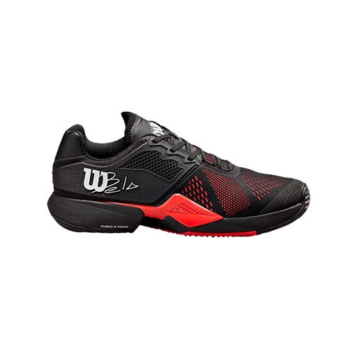 Wilson Bela Tour Black Red Shoes - REF NO : WRS331570