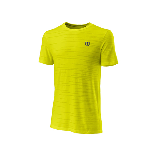 Padel Store - Wilson Bela Smls Crew II Yellow T-Shirt