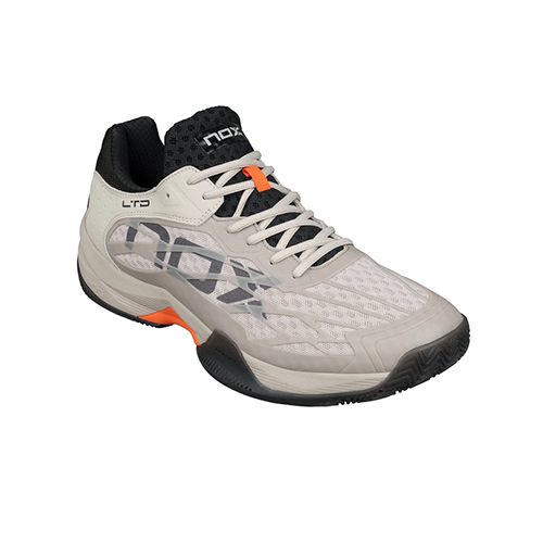 حذاء نوكس AT10 محدود الإصدار المحدود باللون الأبيض - Professionals' Choice: NOX LTD 2024 Padel Shoes, along with the AT10 LUX, AT10 PRO and ML10 HEXA ranges, have been selected by top players, including Agustin Tapia and Miguel Lamperti.
 CALAT10LTDD